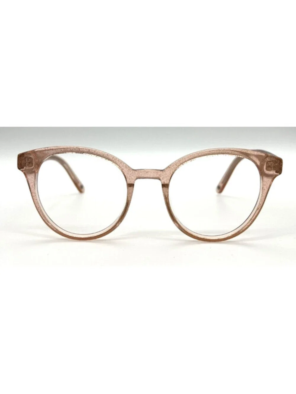 Muse 32-000538 Pink Glitter Rectangle Authentic Eyeglass Frames 50-21-145